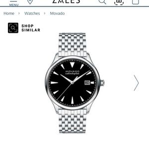 Movado Mens Heritage stainless steel